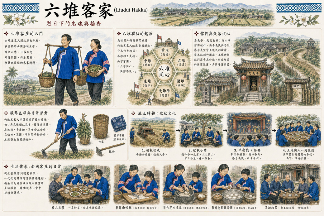 族群文化,山海戀單車,單車旅遊,壯世代學堂,慢旅趨勢,我們騎的不是路是故事,台灣客家,六堆,歇秋,忠義亭,面帕粄,花生豆腐,BikeTour,Ebike,SlowTravel,CyclingTravel,ActiveAgingLifestyle,ActiveAgingLifestyle,hakka,Liudui