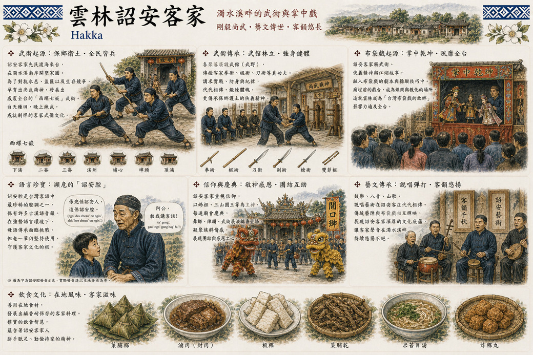 族群文化,山海戀單車,單車旅遊,壯世代學堂,慢旅趨勢,我們騎的不是路是故事,台灣客家,雲林,詔安客家,西螺七嵌,台灣布袋戲發源,武術客庄,BikeTour,Ebike,SlowTravel,CyclingTravel,ActiveAgingLifestyle,ActiveAgingLifestyle,hakka,yunlin,zhaoan