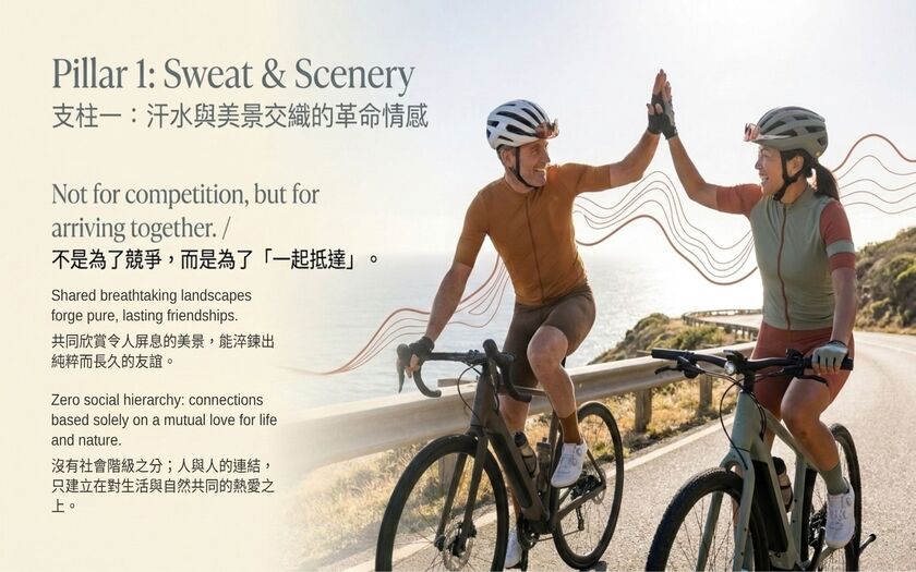 運動與健康,山海戀單車,身心健康,單車旅遊,壯世代學堂,慢旅,熟齡生活,共學共好,高品質社交,Cycling Connections,BikeTour,Ebike,SlowTravel,CyclingTravel,Active Aging Lifestyle,ActiveAgingLifestyle