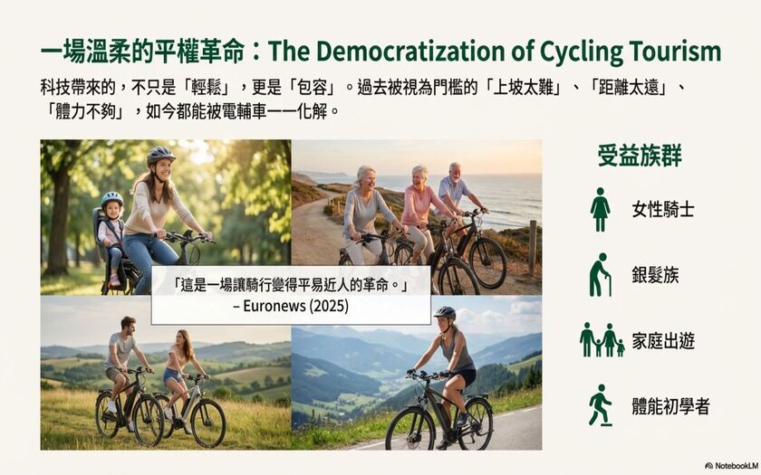 運動與健康,山海戀單車,身心健康,單車旅遊,銀髮族,BikeTour,慢旅,Ebike,SlowTravel,CyclingTravel