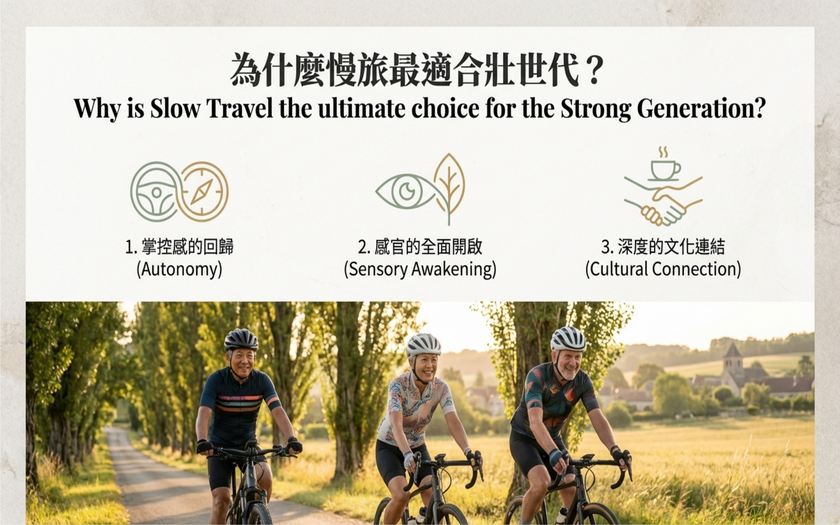 運動與健康,山海戀單車,身心健康,單車旅遊,壯世代學堂,慢旅趨勢,開眼界,熟齡生活,TalkTest,BikeTour,Ebike,SlowTravel,CyclingTravel,Active Aging Lifestyle,ActiveAgingLifestyle