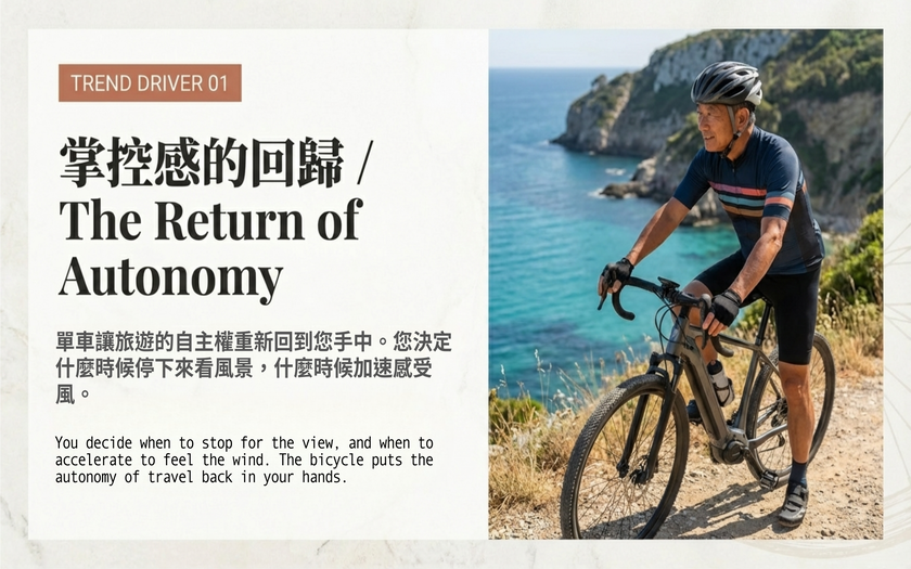 運動與健康,山海戀單車,身心健康,單車旅遊,壯世代學堂,慢旅趨勢,開眼界,熟齡生活,TalkTest,BikeTour,Ebike,SlowTravel,CyclingTravel,Active Aging Lifestyle,ActiveAgingLifestyle