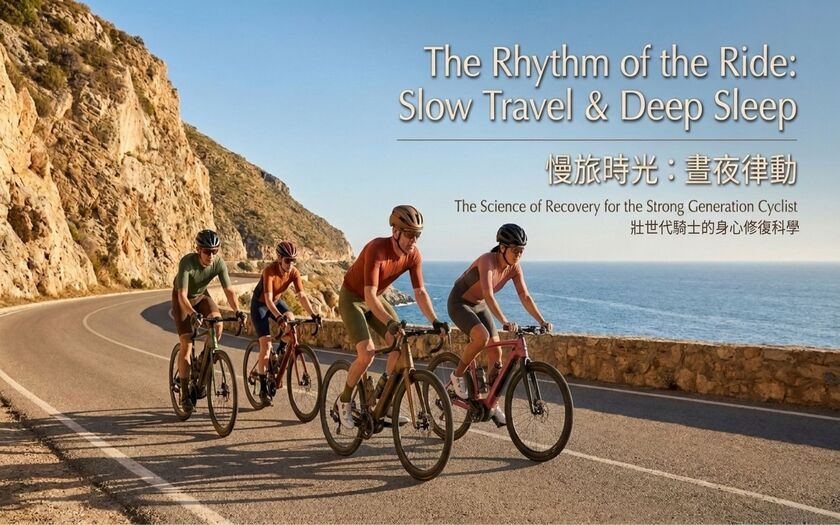運動與健康,山海戀單車,身心健康,單車旅遊,壯世代學堂,慢旅,熟齡生活,深度好眠,BikeTour,Ebike,SlowTravel,CyclingTravel,Active Aging Lifestyle,ActiveAgingLifestyle,SleepDeeplyWakeRefreshed