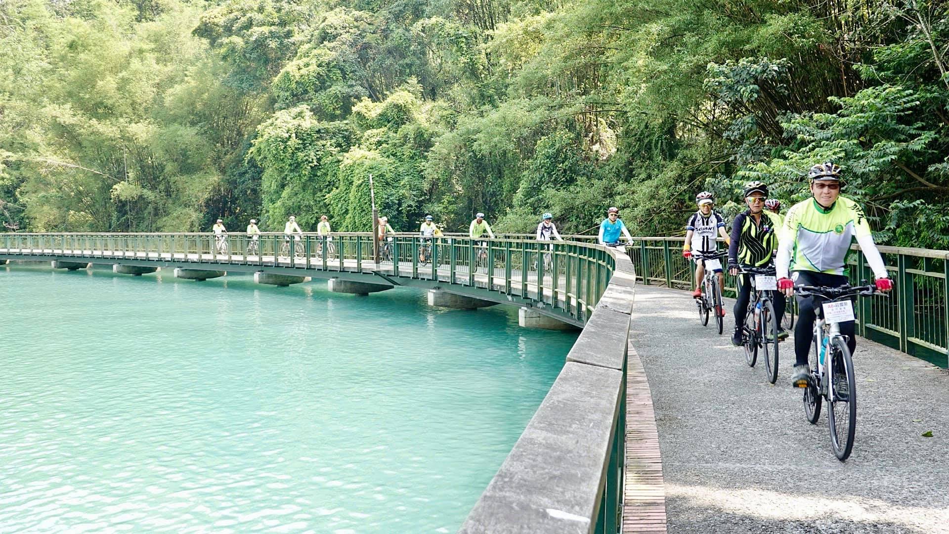 南投,魚池鄉,日月潭,伊達邵水上自行車道,山海戀單車