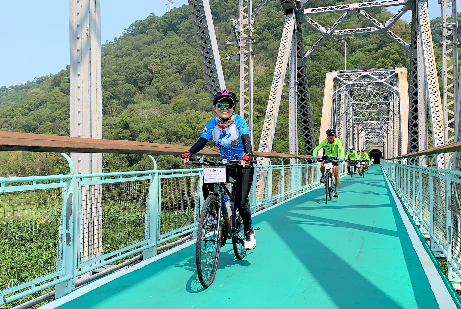 台中,后里,大甲溪花樑鋼橋,鋼構橋,樑橋,山海戀單車