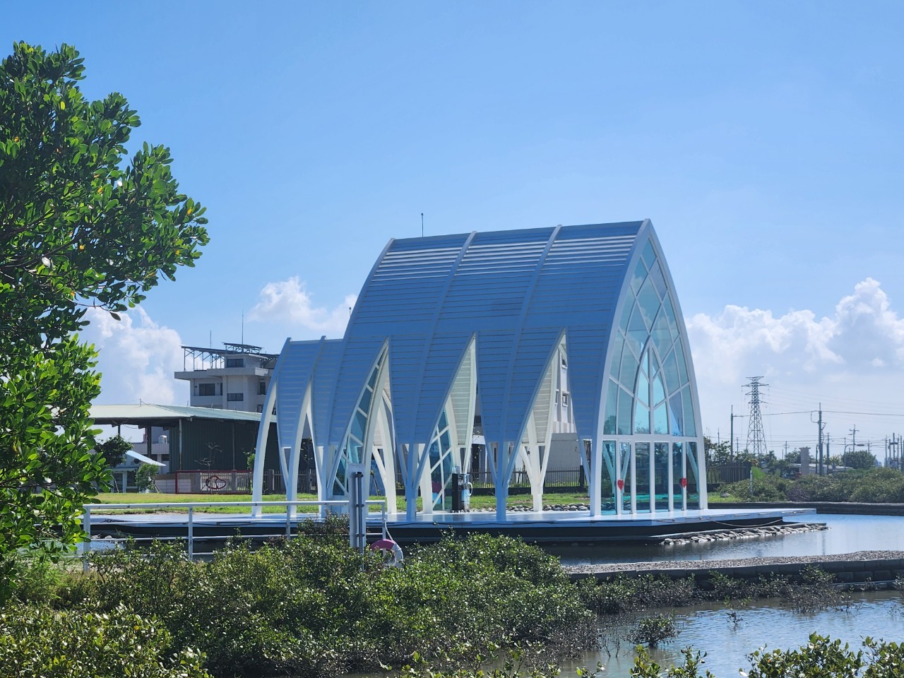 台南,北門,水晶教堂,教堂,山海戀單車