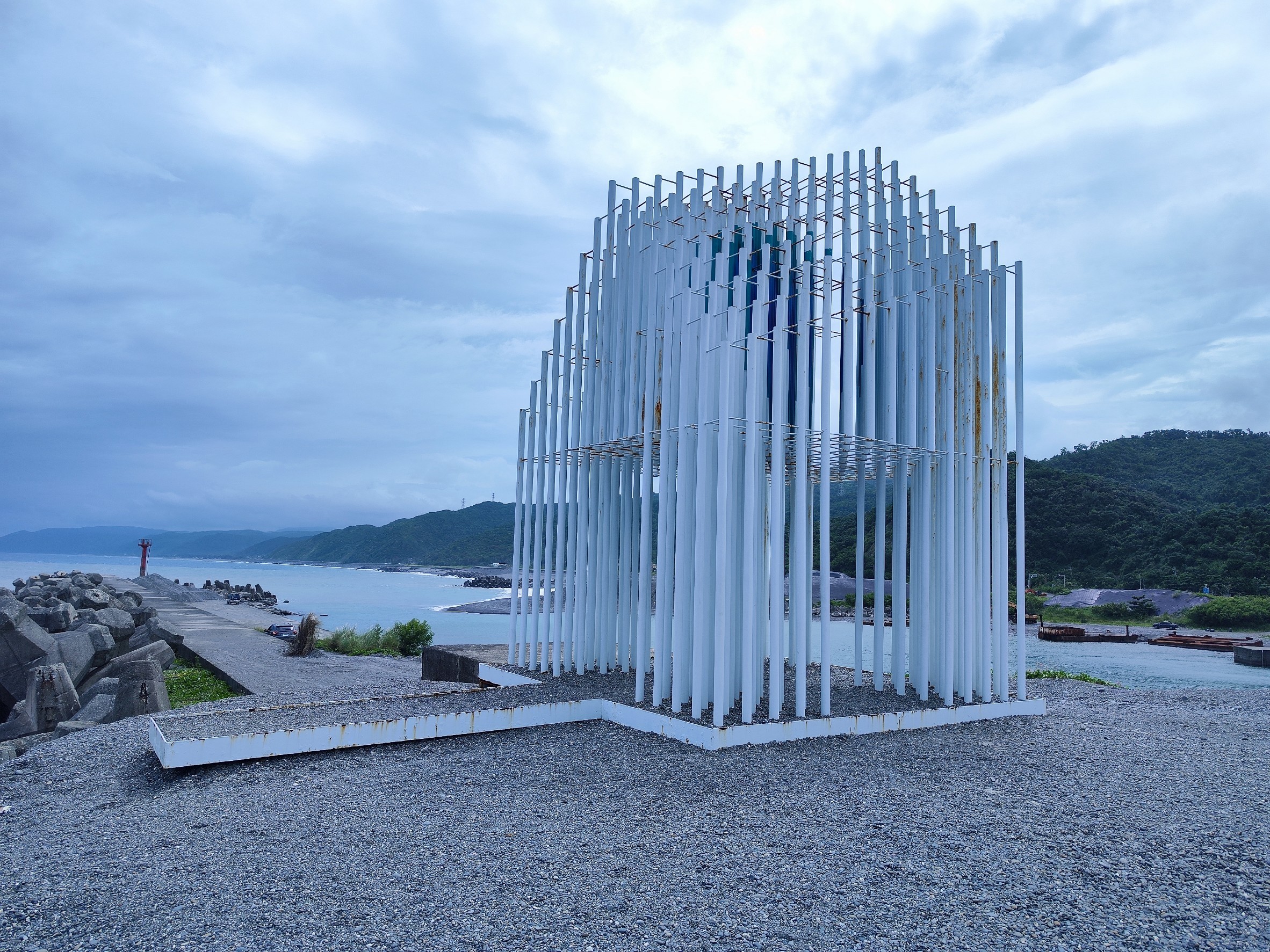 台東,大武,大武之心南迴驛,南迴公路,南迴藝術季作品,1314的藍,山海戀單車