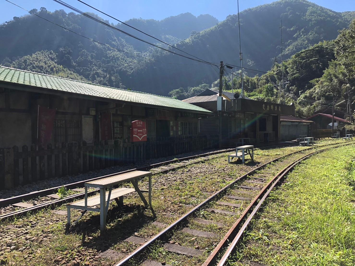 嘉義,阿里山林鐵,交力坪車站,木造火車站,火車站,鐵道文化,山海戀單車