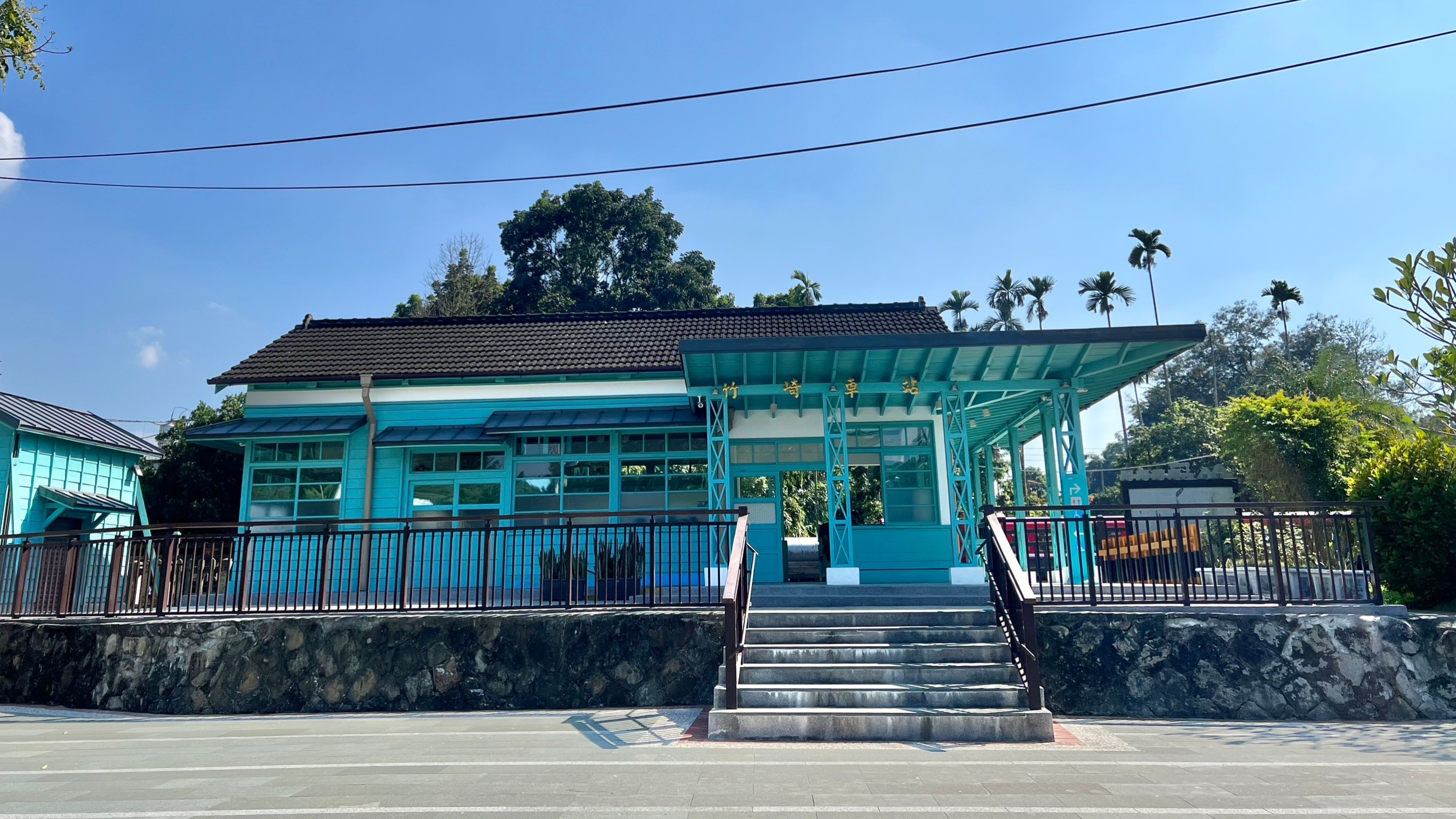 嘉義,阿里山林鐵,竹崎車站,木造火車站,火車站, 鐵道文化,山海戀單車