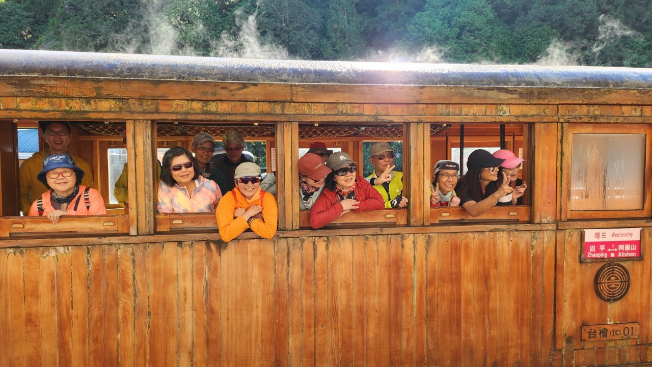 嘉義,阿里山林鐵,沼平車站,木造火車站,山海戀單車,檜木車廂,鐵道文化