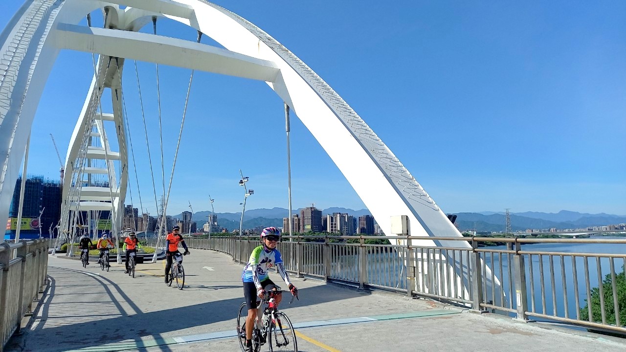新北,新莊,新月橋,橋樑,山海戀單車