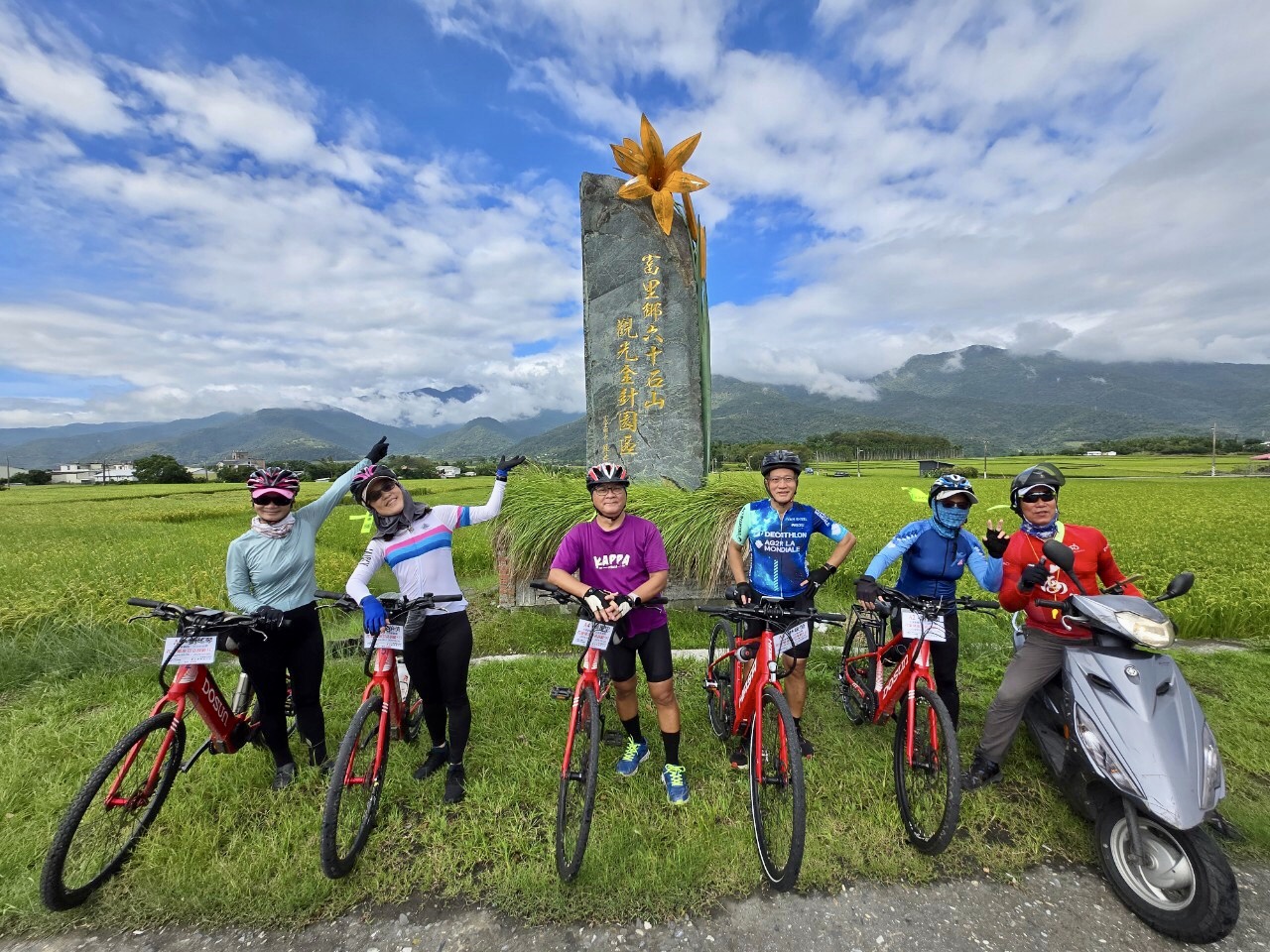 花蓮,富里,六十石山,金針花,山海戀單車