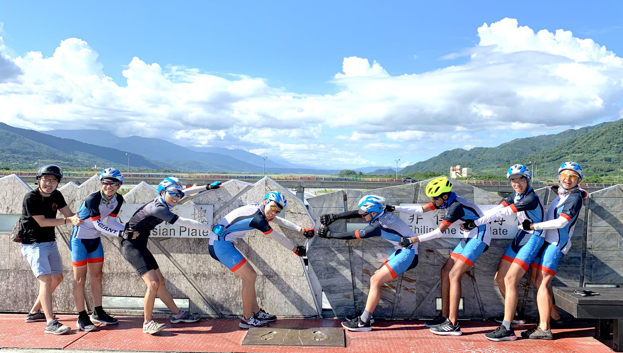 花蓮,玉里,玉富自行車道,歐亞大陸板塊＆菲律賓板塊交界處,山海戀單車