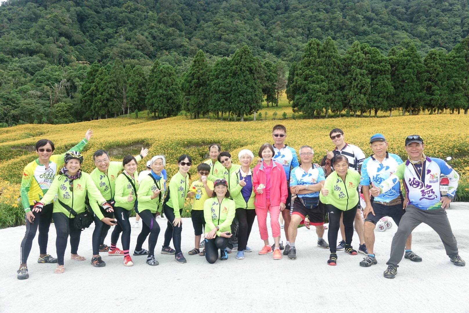 花蓮,玉里,赤科山,金針花,山海戀單車