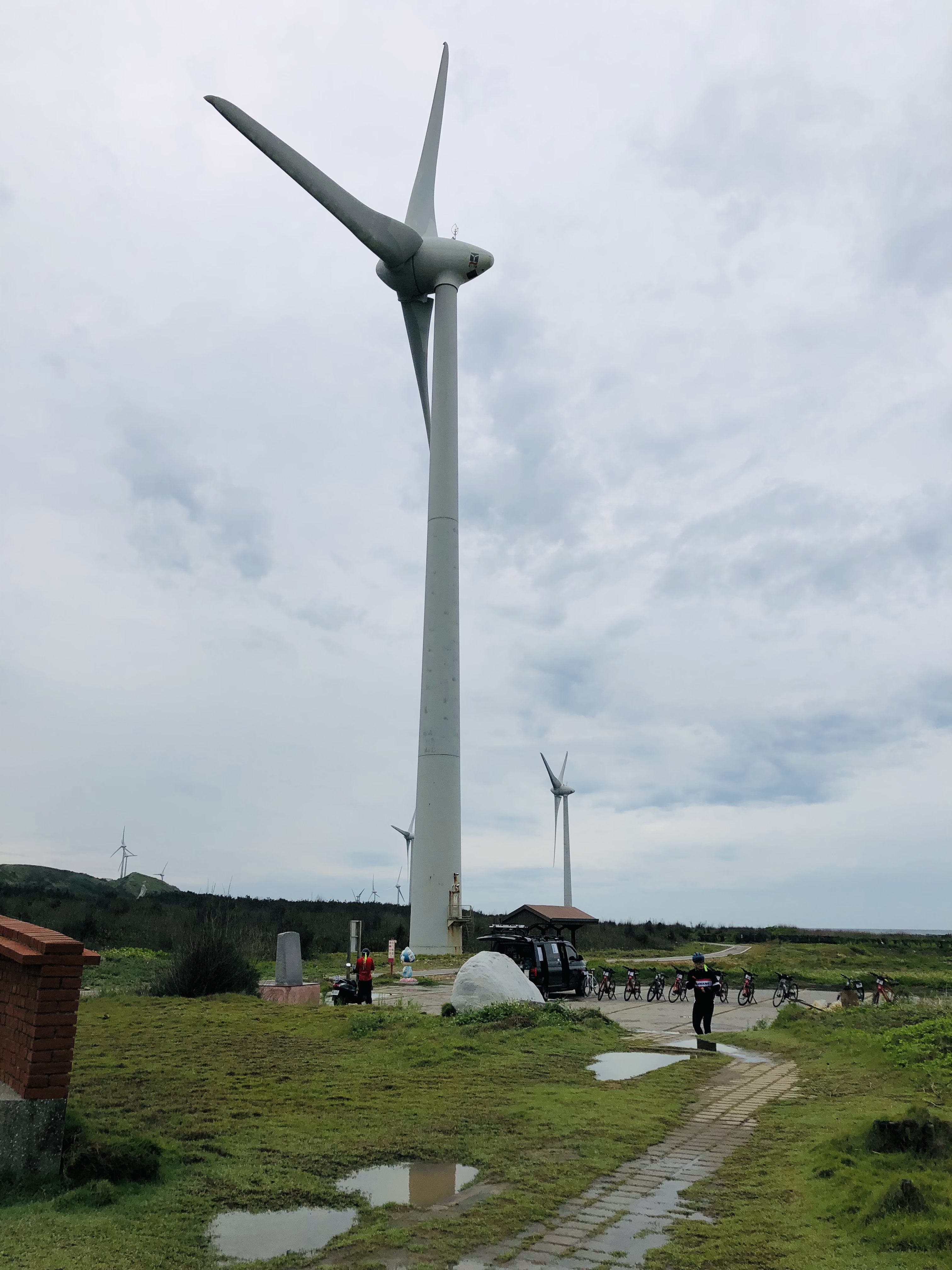 苗栗,後龍,海角樂園,溼地,風力車,山海戀單車