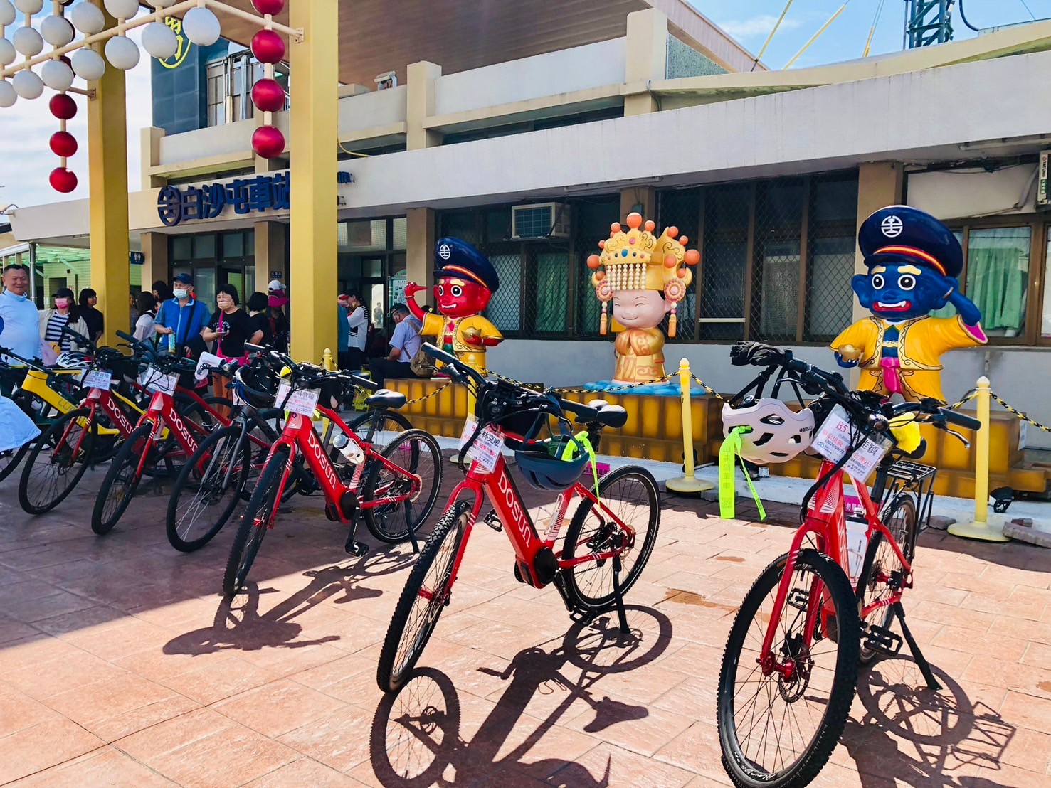 苗栗,通宵,白沙屯車站,火車站,媽祖,鐵道文化,山海戀單車